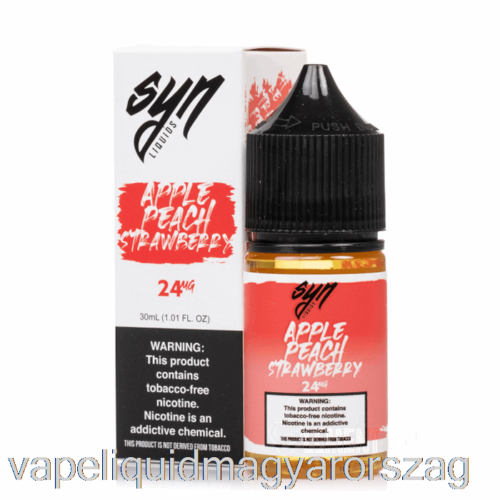 Alma őszibarack Eper - Syn Sók - 30 Ml 24 Mg Vape E Cigi